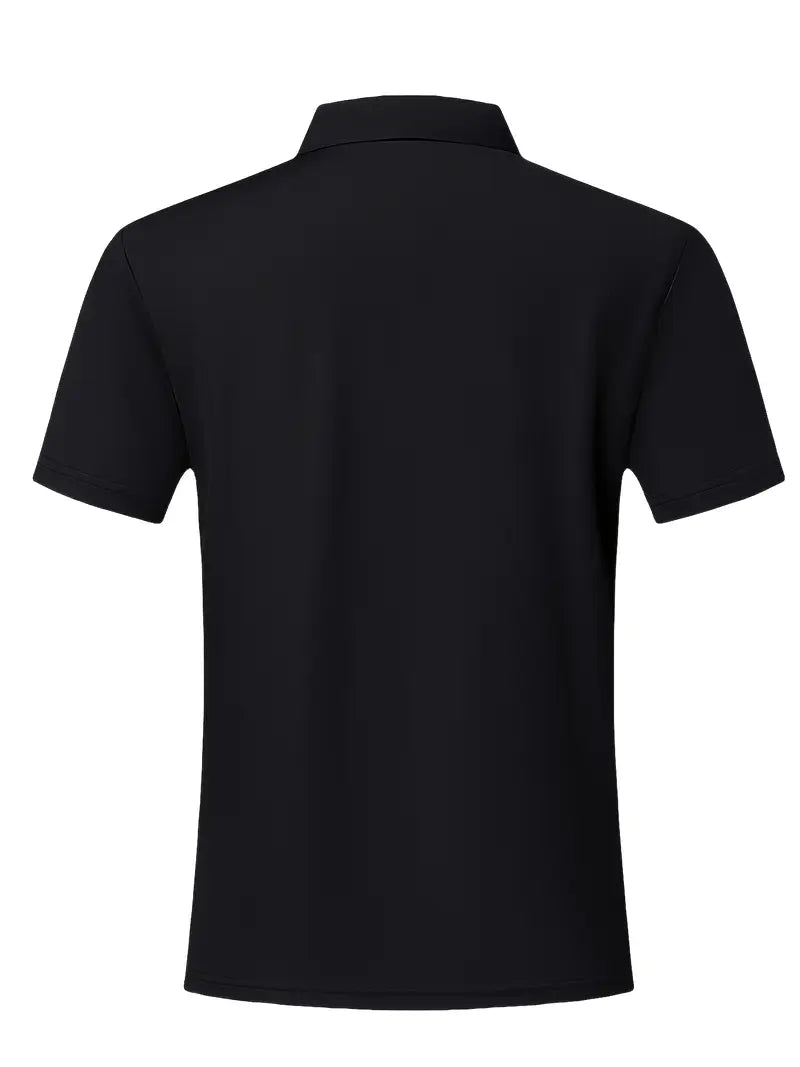 Brave Valvet Men’s Premium Black Polo T-Shirt – Maroon Contrast Collar
