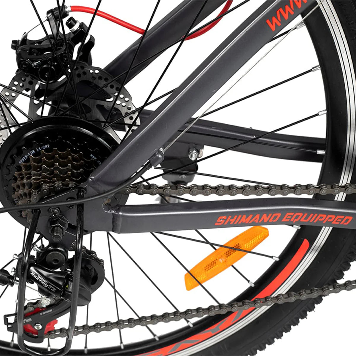 27.5-Inch Alloy Mountain Bike with 21-Speed Gears, Dual Disc Brakes & Wide Tyres
