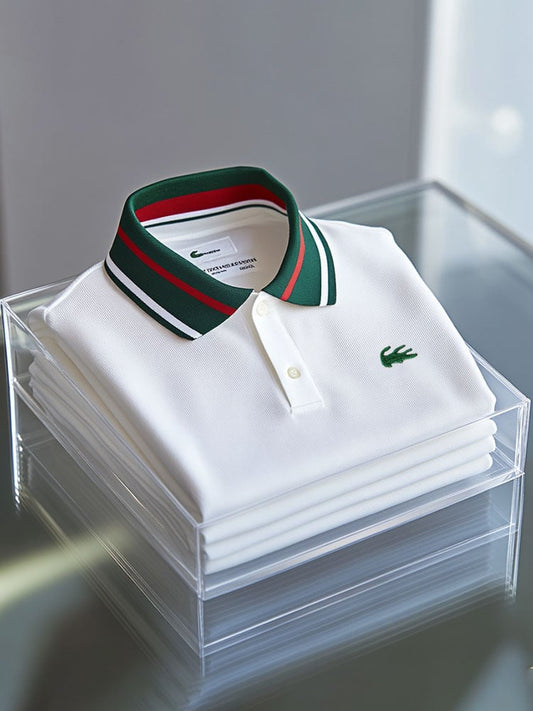 Men's Business Logo Button-Down Short Sleeve Polo Shirt