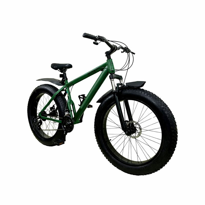 CycleWheel Fat Tire Mountain Bike – 4.0″ Wide Tyres, Disc Brakes, All-Terrain Performance