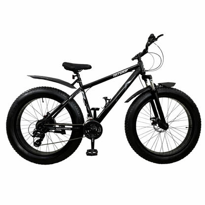 CycleWheel Fat Tire Mountain Bike – 4.0″ Wide Tyres, Disc Brakes, All-Terrain Performance