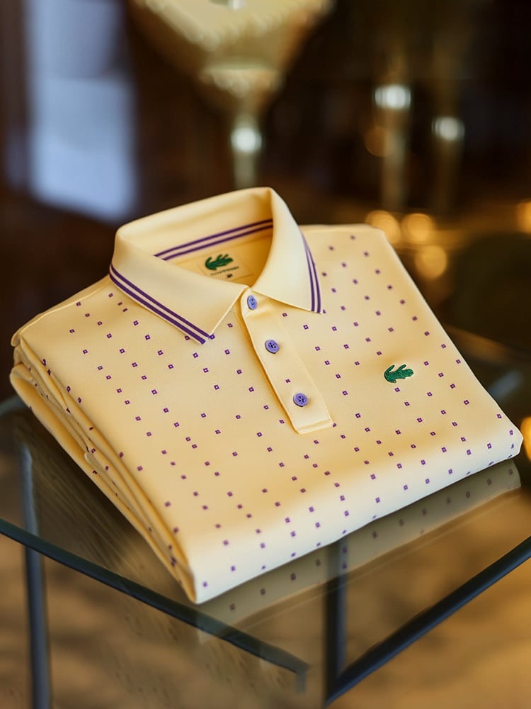 Men's Classic Business Logo Button Short Sleeve Polo Shirt